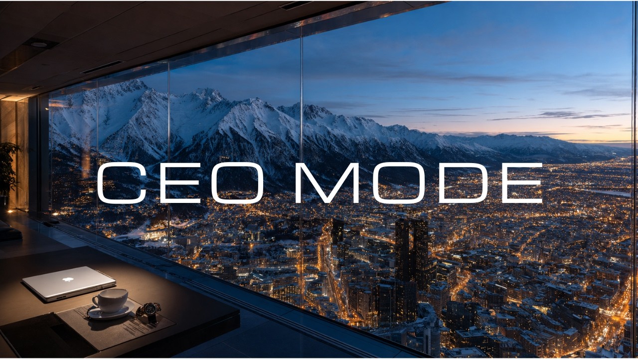 CEO MODE | 5AM Deep Focus Music for Morning Work & Clear Thinking (No Distractions)