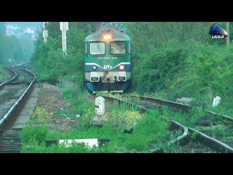 LDE2100 60-0004-1 & Marfar UTZ Freight Train pe Apus/on Sunset in Episcopia Bihor - 30 April 2020