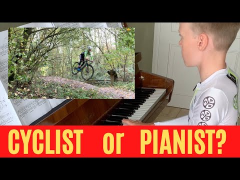 PIANIST or CYCLIST - I CAN'T CHOOSE BETWEEN EINAUDI or MATHIEU VAN DER POEL !