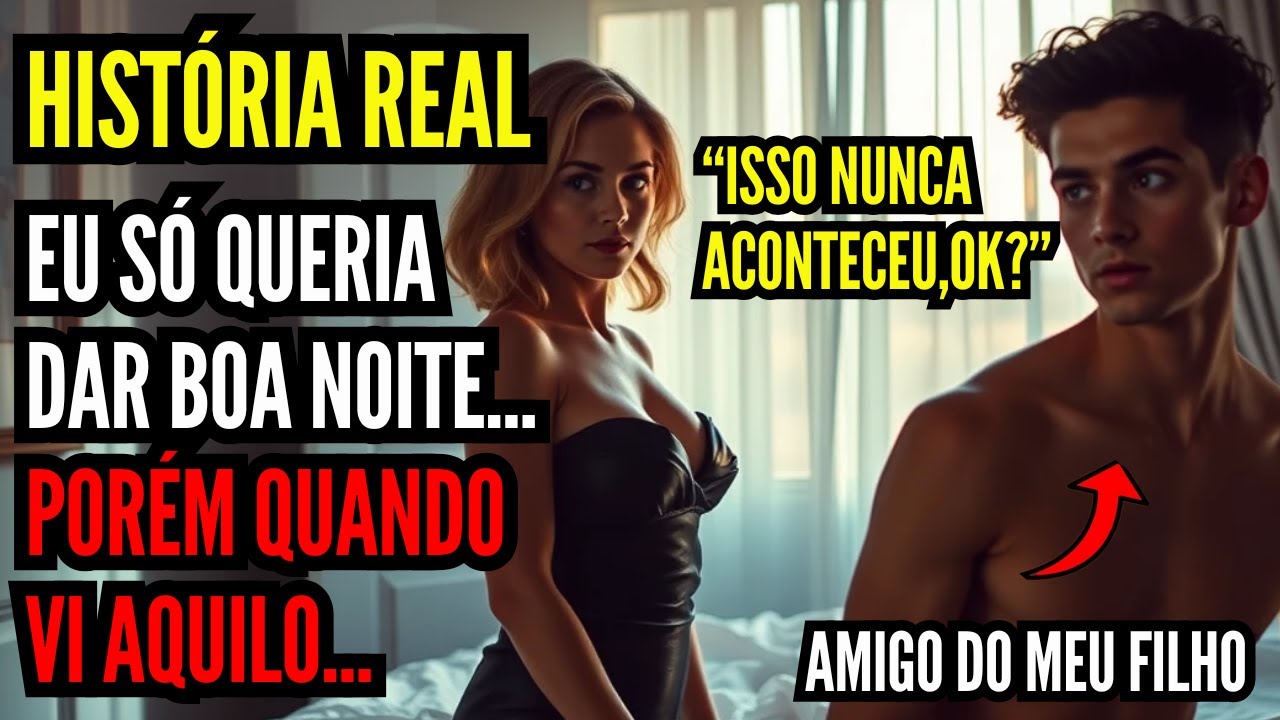 HISTÓRIA REAL - O DIA QUE FUI DAR BOA NOITE PARA O AMIGO DO MEU FILHO E TIVEMOS UM SEGREDO!