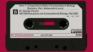 1B. Intro 1: Computational Side of Computational Biology. Statistics; Perl, Mathematica