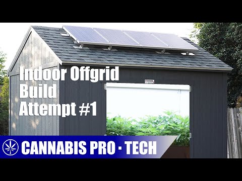 (Cercando di) costruire uno spazio di coltivazione indoor fuori dalla rete elettrica