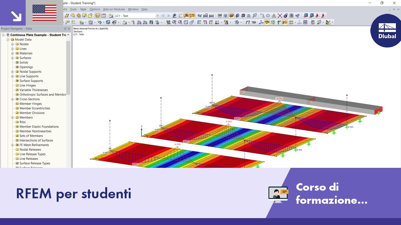 Corso di formazione online | RFEM per studenti