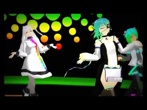 [UTAU MMD] Happy Synthesizer  Kasumi Mamiko Featuring Po and Kuota