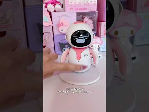 Unboxing my new robot friend Eilik from ​⁠@energizelab 💗 #pinkroom #kawaiiroom #desk #eilik