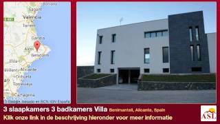 preview picture of video '3 slaapkamers 3 badkamers Villa te Koop in Benimantell, Alicante, Spain'