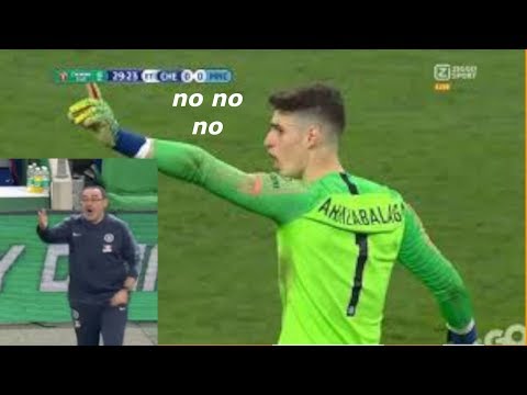 kepa weigerd wissel