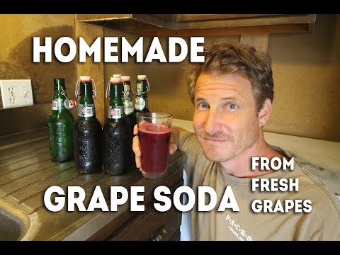 Brewing Organic Grape Soda without CO2