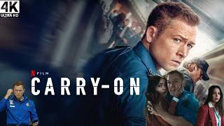Carry-On (2024)Movie || Taron Egerton, Sofia Carson, Jason Bateman ||  Action Movie Review And Facts