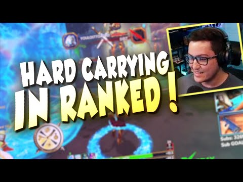 IT'S BEEN A WHILE SINCE I'VE HAD TO CARRY THIS HARD IN RANKED