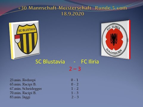 +30 Meisterschaft SC Blustavia - FC Iliria