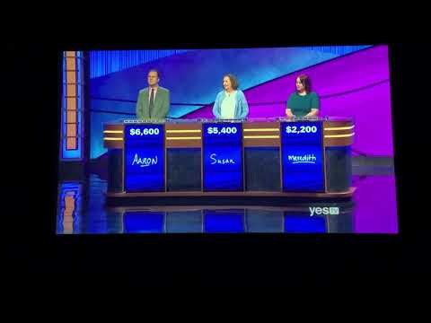 Double Jeopardy, Aaron Goetsch Day 2 - 2nd Daily Double (2/28/20)