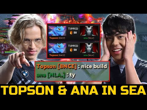 TI LEGENDS IN SEA SERVER - TOPSON VS ANA DOTA 2