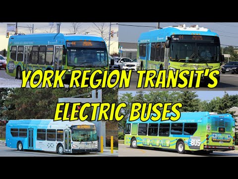 YRT Electric Bus Compilation York Region Transit