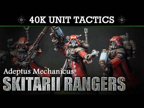 Tactics and Showcase Ad Mech Skitarii Rangers 8th Ed