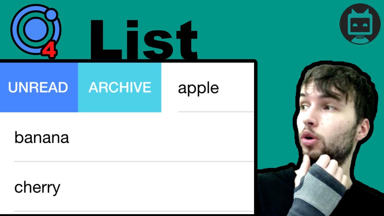 Ionic 4 List Tutorial