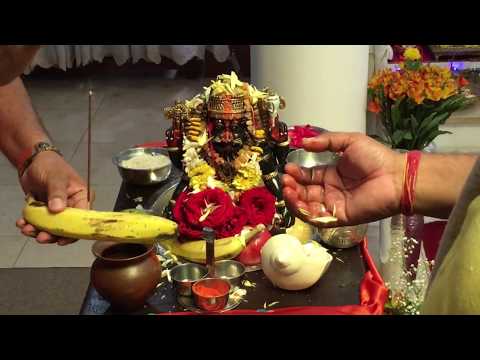 Sri Narasimha Jayanti 2018 (Abhishekam and Aarti) at Geeta Ashram Peru
