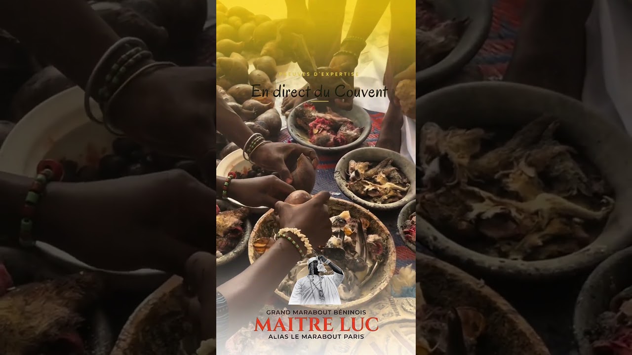 Rituel vaudou traditionnel filmé au temple de Sakété, Bénin