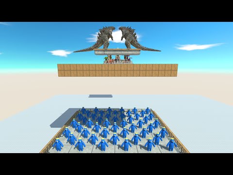 Don't Fall In Rainbow Friends Blue - Animal Revolt Battle Simulator