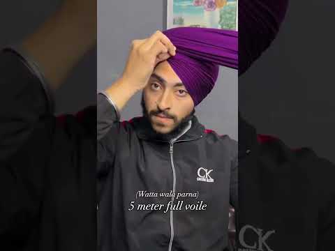 5 meter Wattan wala parna ❤️‍🔥❤️‍🔥 #turban #babalshersinghjirarasahib #turbanators #tutorial