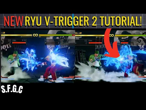 SFV TIPS: Ryu New V-Trigger 2 Buff Combo Tutorial Learn In under 2 Minutes! #Streetfighterv