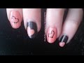 KristiNails Black Nude Hearts