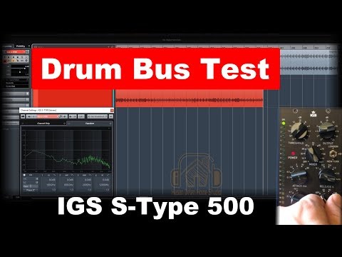 IGS Audio S-Type 500 Compressor - Drum Bus | Hardware Demo