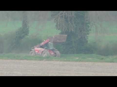 Farming Manitou Agricultural Telehandler vehicle seen in Cambridgeshire UK 20apr2021 309p FD