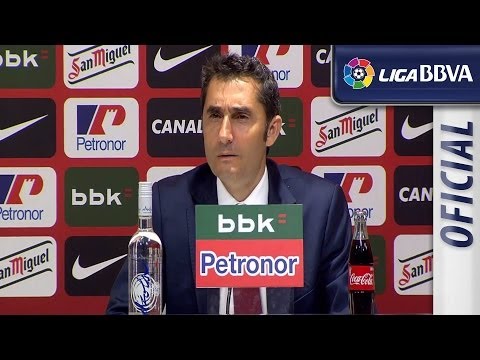Press Conference Valverde after Athletic Club (3-0) Malaga CF - HD
