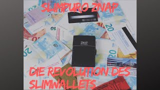 Slimpuro ZNAP - Slimwallet aus Aluminium