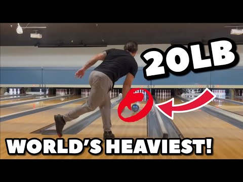 We built a 20-POUND Bowling Ball! (World’s Heaviest)
