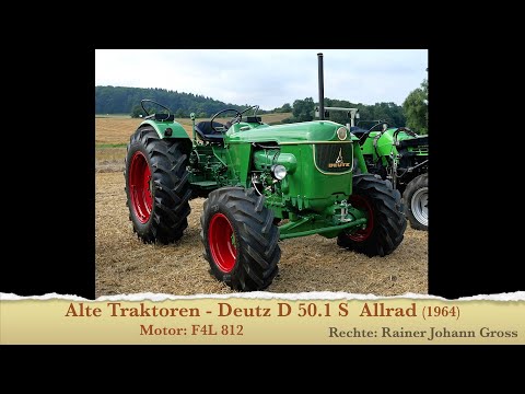 Alte Traktoren - Deutz D 50.1 S Allrad (1964) Motor: F4L 812