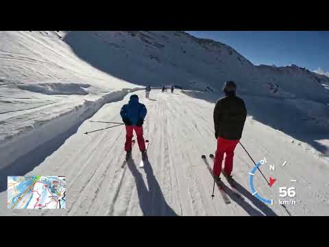 Zermatt 4K POV ski run (Blauherd - Riffelberg)