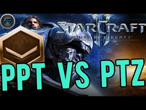 SC2 3v3 PPT v PTZ Bronze League Gameplay w/Commentary