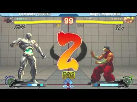 SSF4 AE - Evo 2011 Tournament :  POONGKO [ Seth ] vs Daigo Umehara MCZ [ Yun]