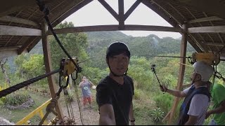 preview picture of video 'Zipline Fun at Loboc Eco Adventure Park Philippines'
