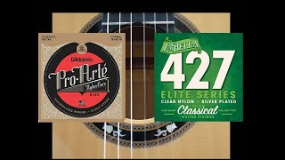 Video thumbnail for D'Addario EJ45 VS La Bella 427 by Andreas Kikinas