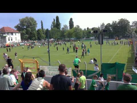 Sachsen Leipzig -  Bautzen nach dem Schlusspfiff