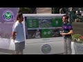 Analysis Corner with Wim Fissette at Wimbledon 2019