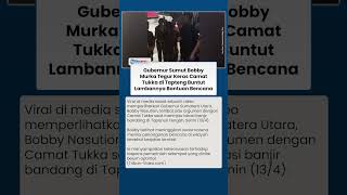 Gubernur Sumut Bobby Murka Tegur Keras Camat Tukka di Tapteng Sambil Tunjuk-tunjuk Buntut Bantuan