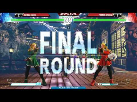 SFV @ NLBC v.20 Grand Finals - OG Shine (Karin) vs PIE Smug (Karin)[720P60FPS]