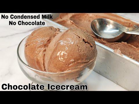 1 कप दूध से बनाए Creamy Chocolate Icecream Without Condensed Milk, Chocolate | चॉकलेट आईसक्रीम बनाए|