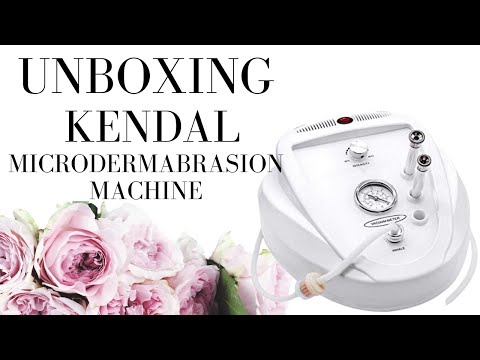 Unboxing KENDAL HB-SF01 diamond microdermabrasion machine