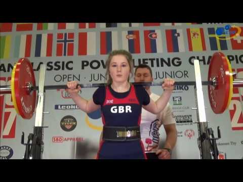 Sub-Junior Women, 43 to 84+ kg - European Classic Powerlifting Championships 2017
