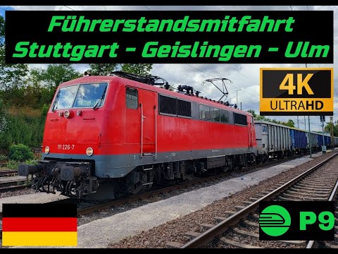 Führerstandsmitfahrt Stuttgart - Geislingen - Ulm mit 111 226