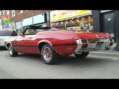 1971 Oldsmobile 442 Convertible in Matador Red - The Classics