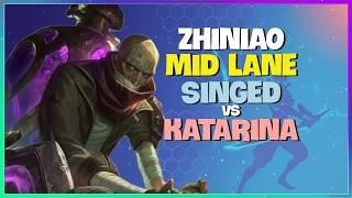 Rank 1 Singed : This Dude is CRUSHING Katarina in Challenger Elo