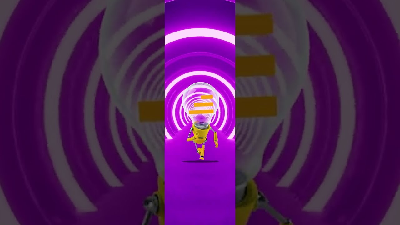 Mascote 3D em evento corporativo | Telão vertical – Leega 2024