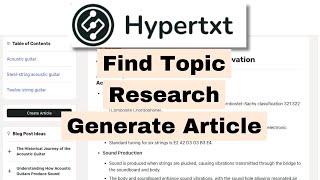 Unlocking the Power of Hypertxt.AI: A Comprehensive Guide
