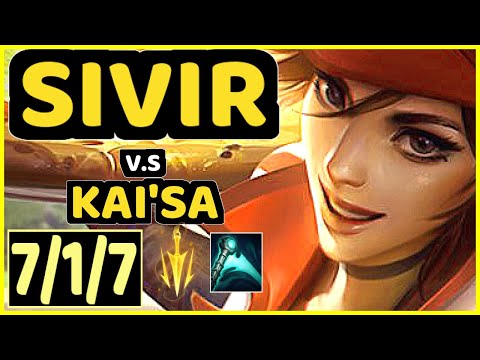 CHRISBERG (SIVIR) vs KAI'SA - 7/1/7 KDA BOTTOM ADC CHALLENGER GAMEPLAY - EUW